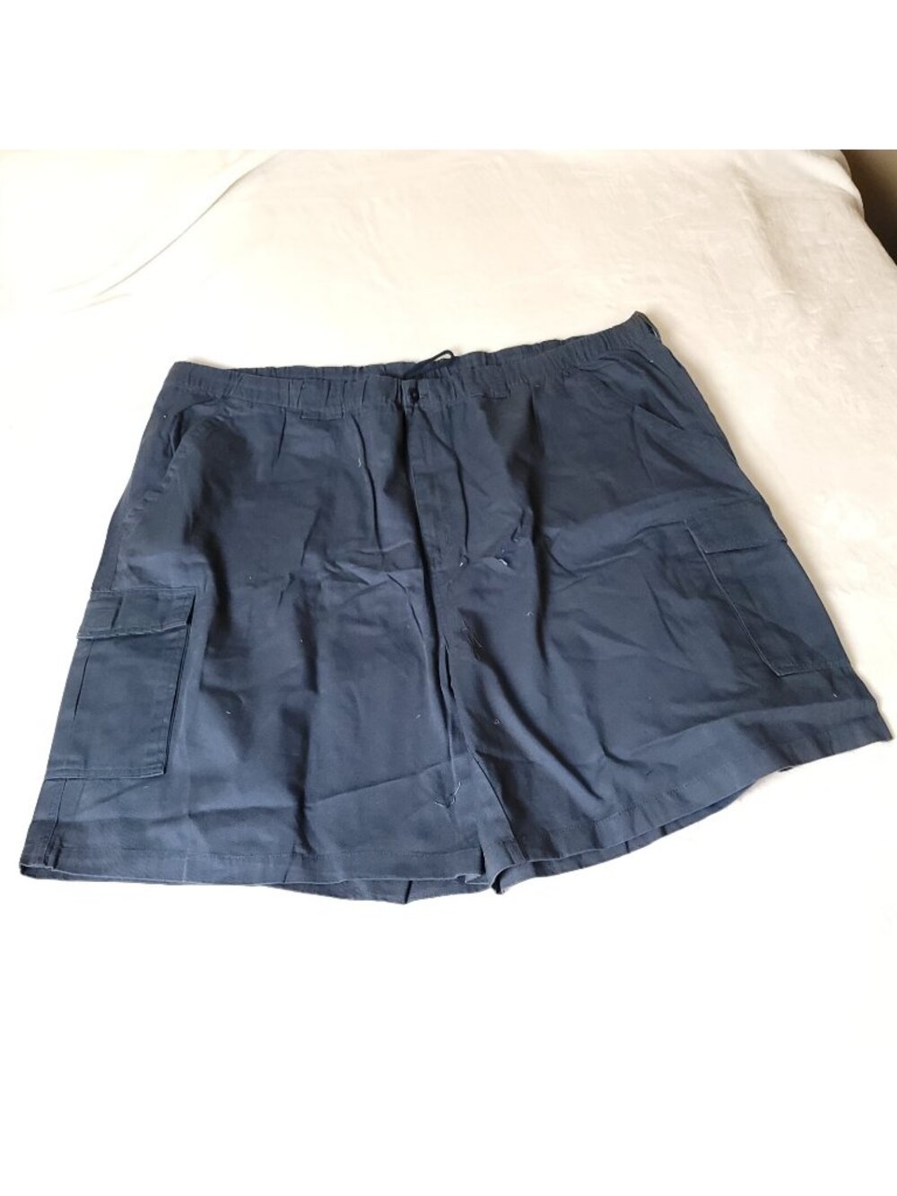 Boulder Creek Cargo Shorts Mens 5XL Big Tall Blue Chino Cotton Khaki